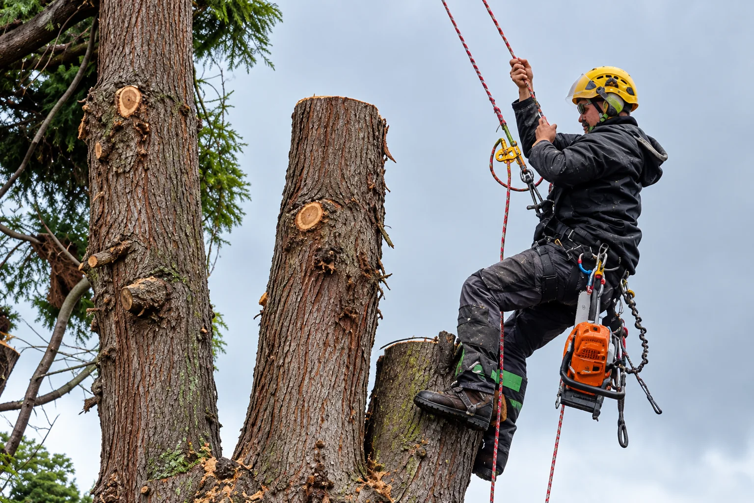 Tree Action work: On the job